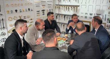 MHP Kayseri Heyeti, ANAMOB Mobilya Fuarı’nı Ziyaret Etti
