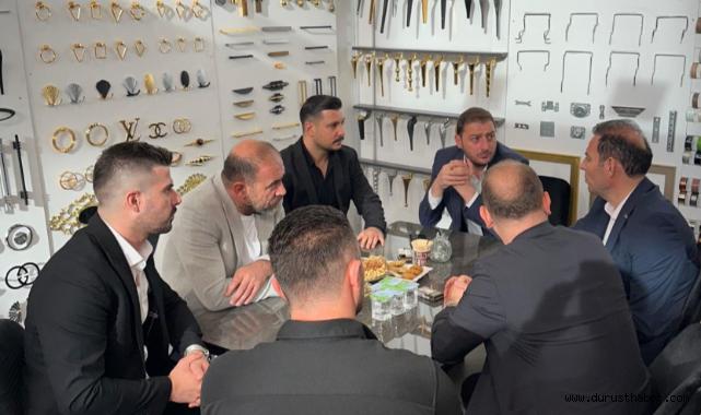 MHP Kayseri Heyeti, ANAMOB Mobilya Fuarı’nı Ziyaret Etti