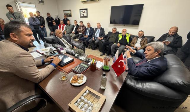 Vekil Dursun Ataş'tan Ulaştırma Memur-Sen'e ziyaret