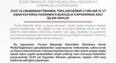 1,7 Milyarlık Kaçak Araç Operasyonu: 434 Taşıt Yakalandı