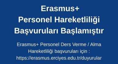 2025–2026 Erasmus+ Personel Hareketliliği Başvuruları Açıldı