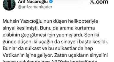 Düşen uçaklarla ilgili sinyal iddiası gündem oldu