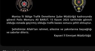 Görev Başında Trafik Kazasında Şehit Olan Polis Ali Barut