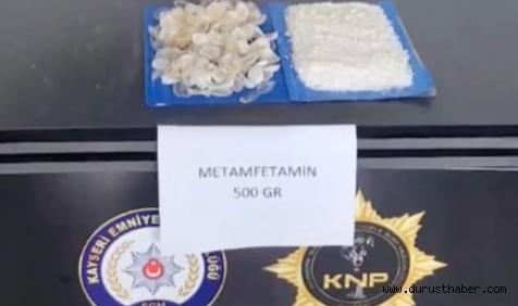 Kayseri’de Midesinde 50 Kapsül Uyuşturucu ile Yakalandı
