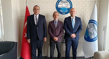 Kayseri Devlet Hava Meydanları Müdürü Enver Selim Akata'dan KESADER'e Ziyaret