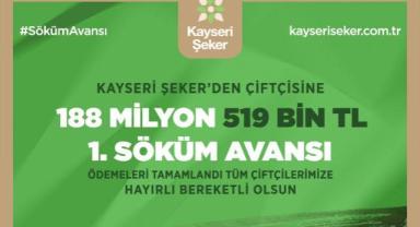 Kayseri Şeker’den Çiftçiye 188 Milyon TL Avans Desteği