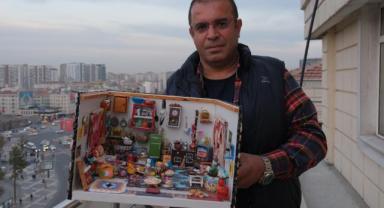 Kayserili Yakup Efe, çocukluğunu minyatürle yaşatıyor