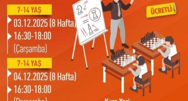 Kocasinan’da çocuklar için ücretsiz satranç kursu