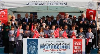 Melikgazi’de Mustafa Ulubaş İlkokulu’nun Temeli Atıldı