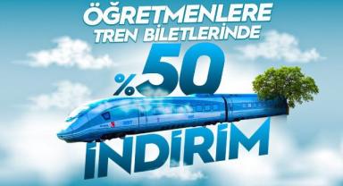 Öğretmenlere YHT ve Anahat Biletlerinde %50 İndirim