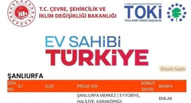 Urfa’da her ilçe için en az 500 konut çağrısı yapıldı