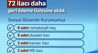 72 Yeni İlaç Daha SGK Geri Ödeme Listesine Alındı