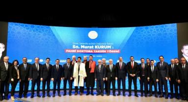 Bakan Kurum’a Mezun Olduğu Üniversiteden Fahri Doktora