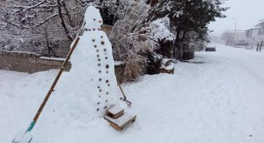 Develi’de Kar Sevinci: İlçe Beyaza Büründü