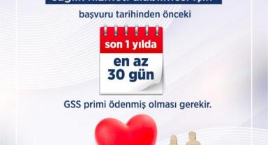 En Az 30 Gün Prim Ödemesi Gerekiyor