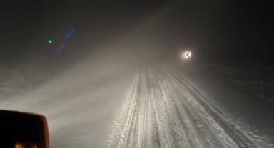 İncesu’da karla mücadele: Yollar gece boyunca açıldı