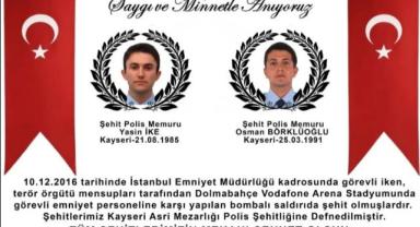 Kayseri, 2016'daki Saldırıda Şehit Olan Polisleri Andı