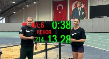 Kayserili Aleyna’dan tarihi atlayış: Türkiye rekoru geldi