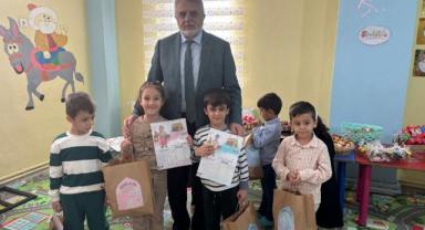 Kur’an Kursu Öğrencilerinin Programına Katıldı