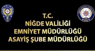 Niğde’de hırsızlık operasyonu: 2 şüpheli tutuklandı