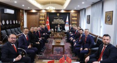 Sarraflar ve Kuyumcular Derneği Heyetini Kabul Etti