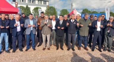 Soma’da Galericiler Sitesi İçin Temel Atma Töreni Yapıldı