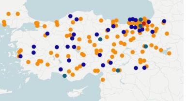 AK Parti'de Bakanların Coğrafi Gücü Haritaya Yansıdı