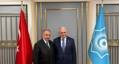 Binali Yıldırım, Talas Belediye Başkanı Yalçın ile Görüştü