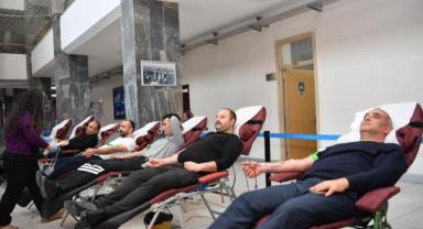 Büyükşehir ve ERÜ’den belediyede örnek: kan bağışı kampanyası