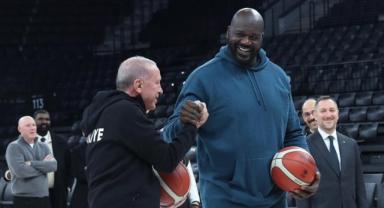 Cumhurbaşkanı Erdoğan Shaquille O'Neal ile Buluştu