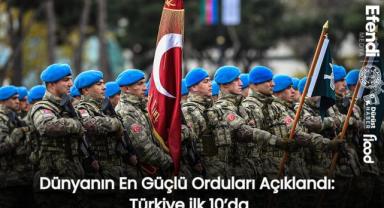 Dünyanın En Güçlü Orduları Açıklandı:Türkiye İlk 10’da