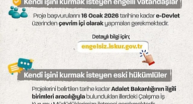 Engelli ve eski hükümlülere hibe desteğinde son 5 gün