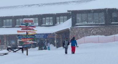 Erciyes’te Kar Kalınlığı 180 Santimetreye Ulaştı