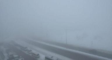 Erciyes'te Rüzgar ve Sis Etkili Oluyor