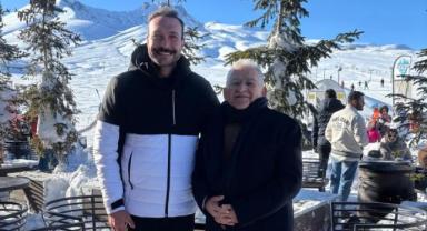 Erciyes'te Sürpriz Buluşma Başkan Büyükkılıç ve Ünlü Oyuncu