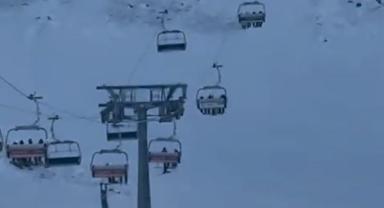 Erciyes’te Telesiyejden Düşen Kayaksever Yaralandı