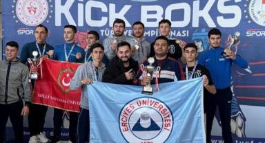 ERÜ Kick Boks Takımı Büyük Bir Başarıya İmza Attılar