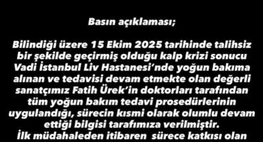 Fatih Ürek’in Tedavi Süreci Hakkında Açıklama Yapıldı