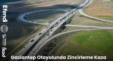 Gaziantep Otoyolunda Zincirleme Kaza