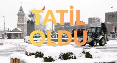 Kayseri'de Buz Alarmı Okullara 1 Günlük Ara Kararı