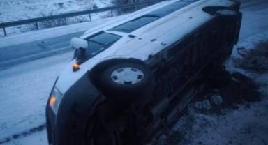 Kayseri’de Buzlanmadan Dolayı Kazalar Arttı