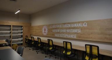 Kayseri Şehir Hastanesi’nde Türkiye’nin İlk Halk Kütüphanesi