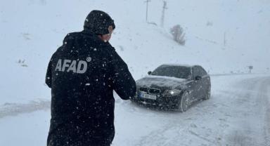 Kayseri’yi Yoğun Kar ve Tipi Sardı: AFAD Ekipleri Sahada