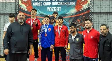 Kayserili Güreşçiler Yozgat’ta Dereceye Girdi