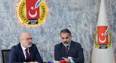 KAYÜ Rektörü Karamustafa’dan Gazeteciler Günü Ziyareti