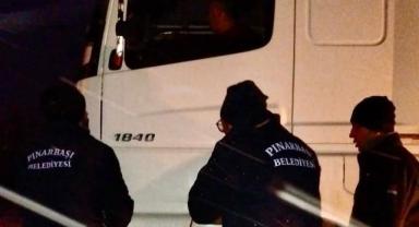 Pınarbaşı’nda Kar Mesaisi Yolda Kalanlara İkram