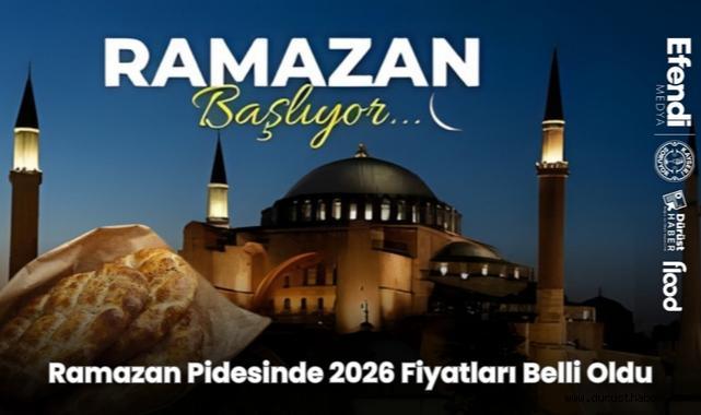 Ramazan Pidesinde 2026 Fiyatları Belli Oldu