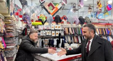 Saadet Partisi Kayseri İl Başkanı Erdal Altun Esnaf Ziyareti