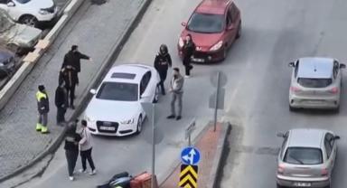 Talas’ta Trafik Tartışması Sopalı Kavgaya Dönüştü
