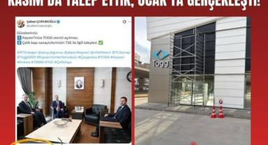 Kayseri’de TOGG Servisi Heyecanı Başlıyor